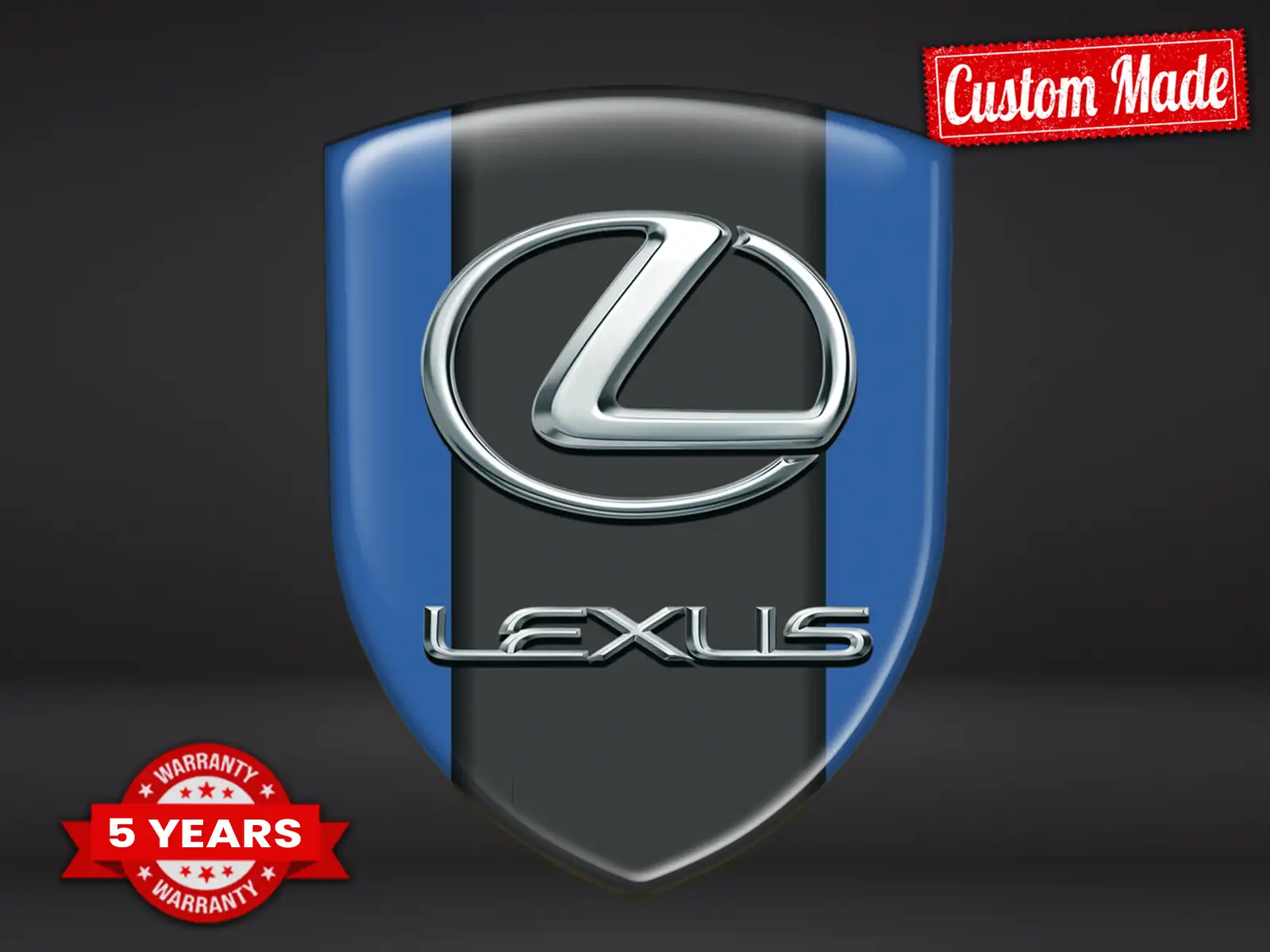 Lexus Heckscheibenaufkleber Stern Premium Universal Auto